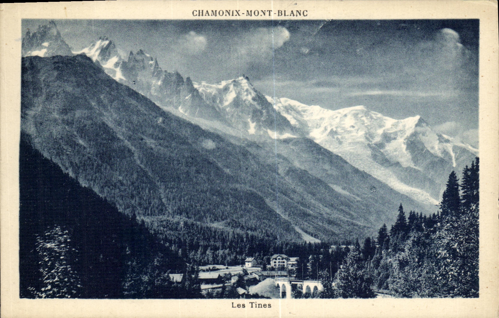 CPA Chamonix Mont Blanc Les tines