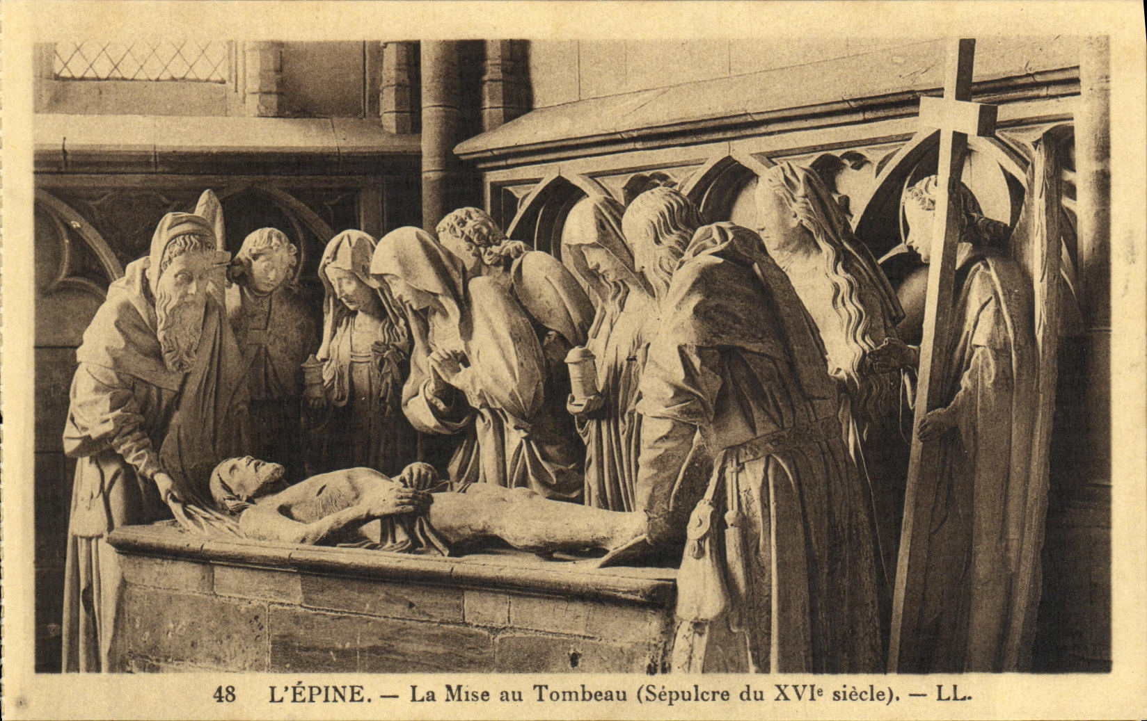 L'Épine — La Mise au Tombeau (Sépulcre du XVIe siècle) — LL.