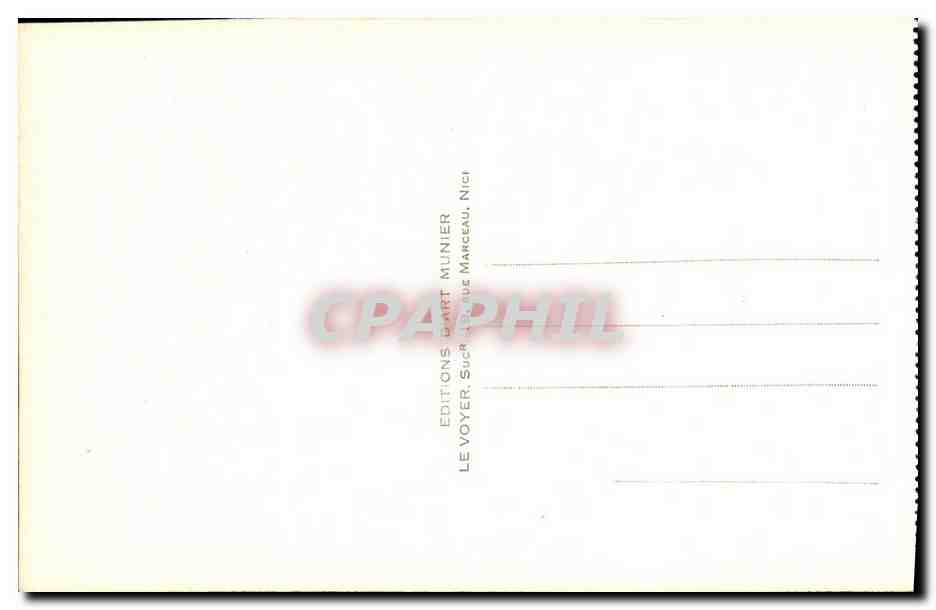 CPA Cannes L Esplanade et les Hotels — Verso