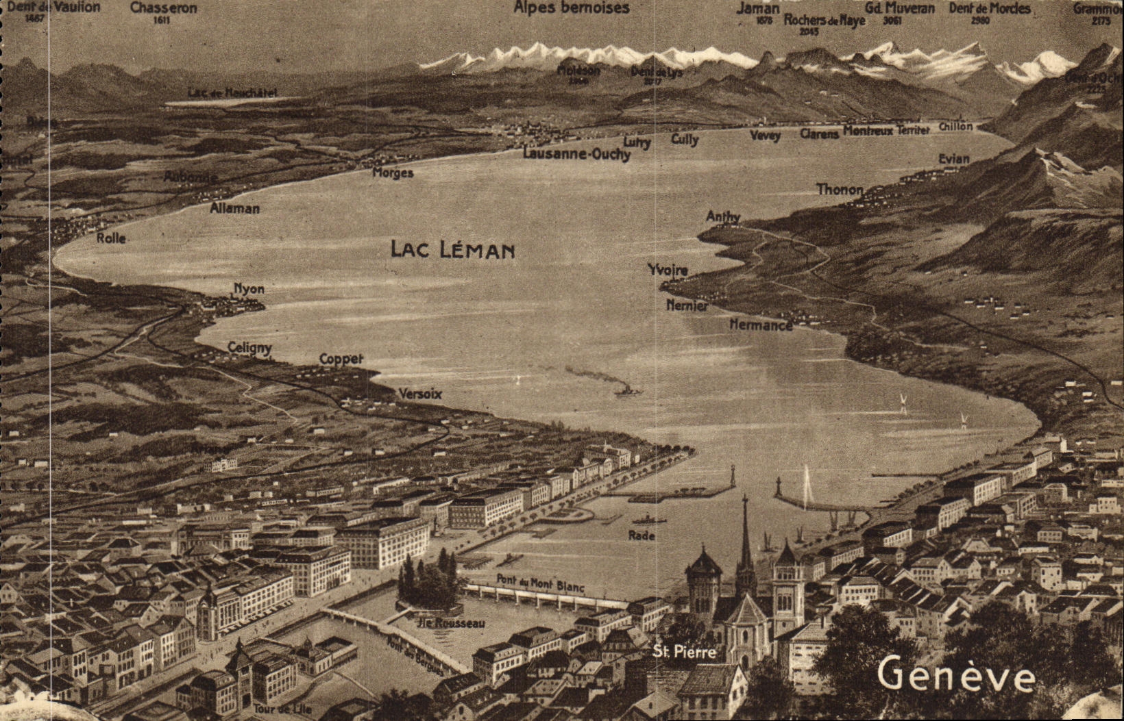 CPA Geneve lac Leman