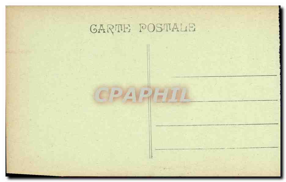 CPA Marseille Bassin de Carenage et ND de la Garde — Verso
