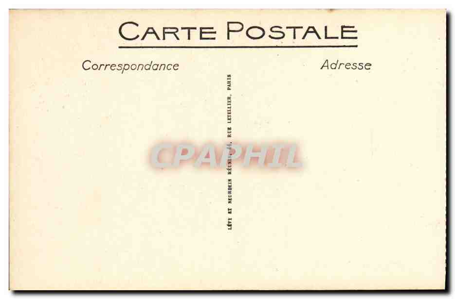CPA Luz L Eglise des Templiers — Verso