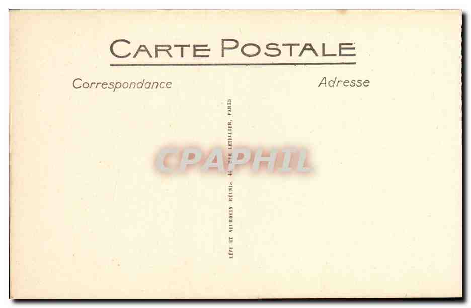CPA Luz Le Chateau Ste Marie — Verso