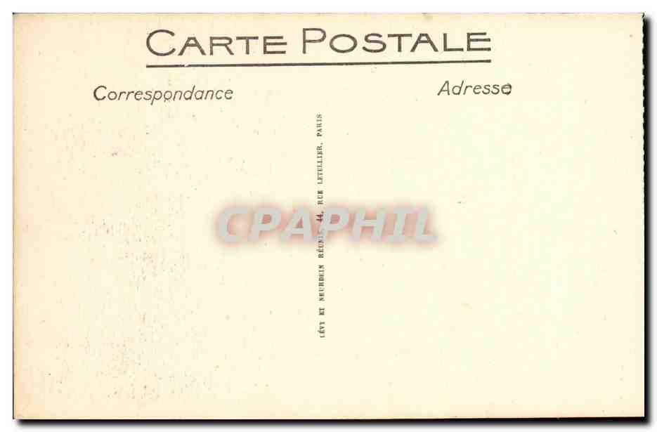 CPA Gavarnie Le pont de neige — Verso
