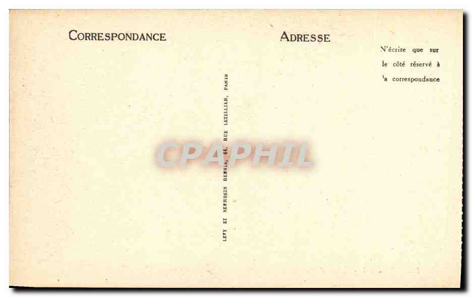 CPA Bourg Eglise de Brou La Correction Maritale Detail des Stailes — Verso