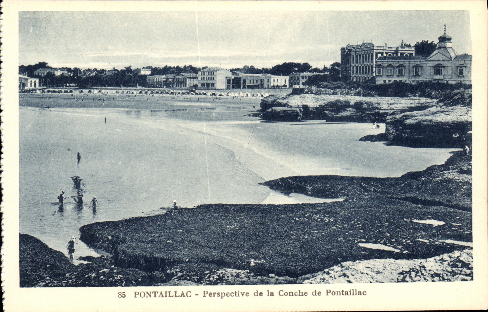 CPA Pontaillac Perspective de la Conche 