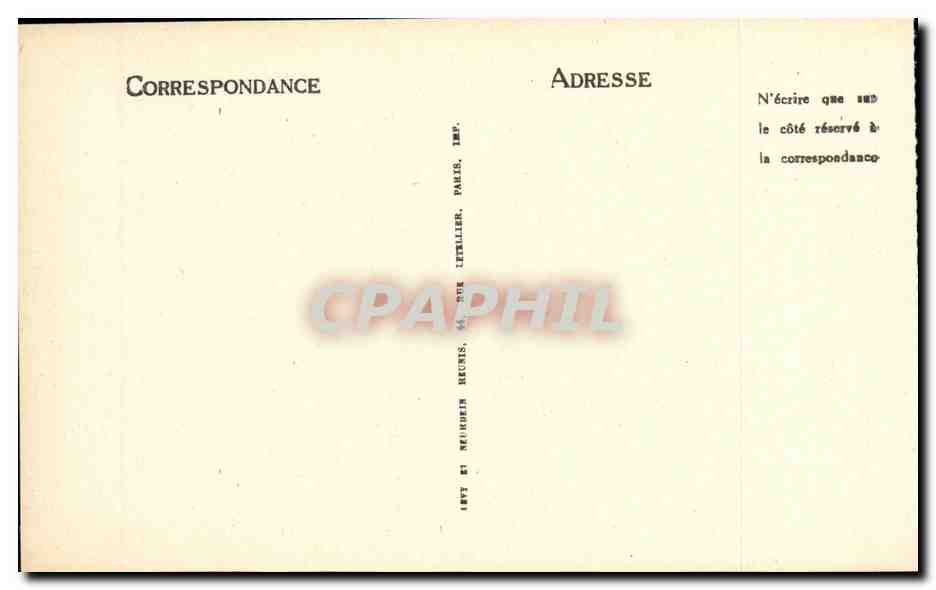 CPA La Provence Les Baux Hotel de Maneille — Verso