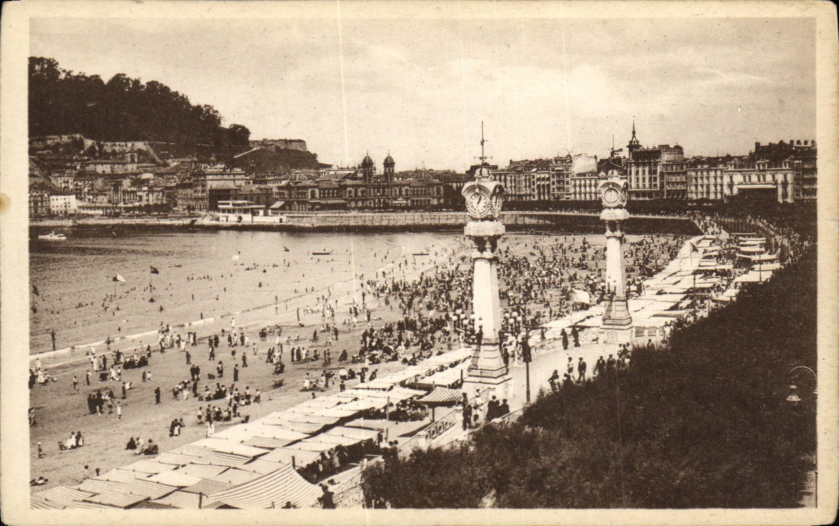 CPA San Sebastian Paseo y Playa de la Concha