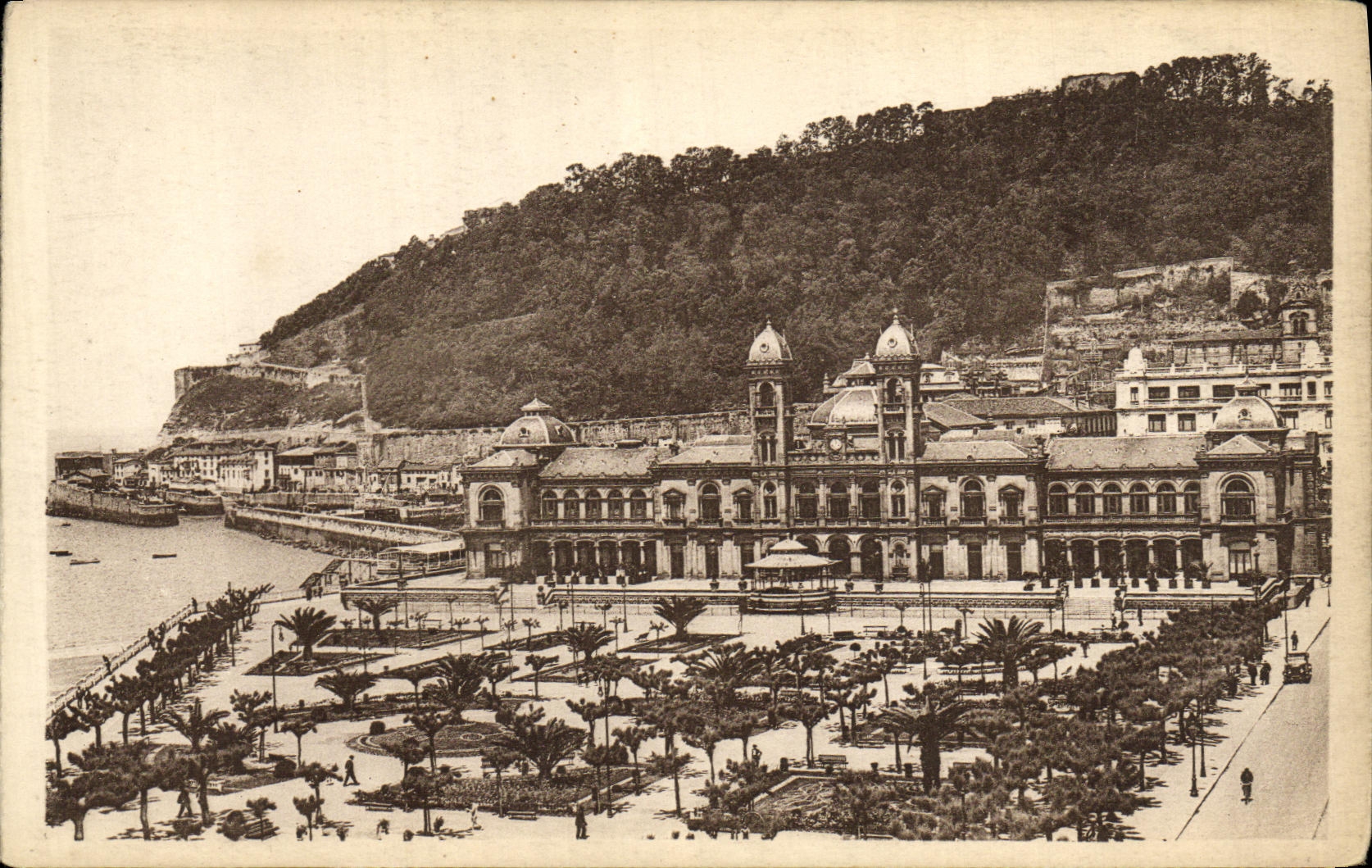 CPA San Sebastian Casino y jardines de Alderdi Eder
