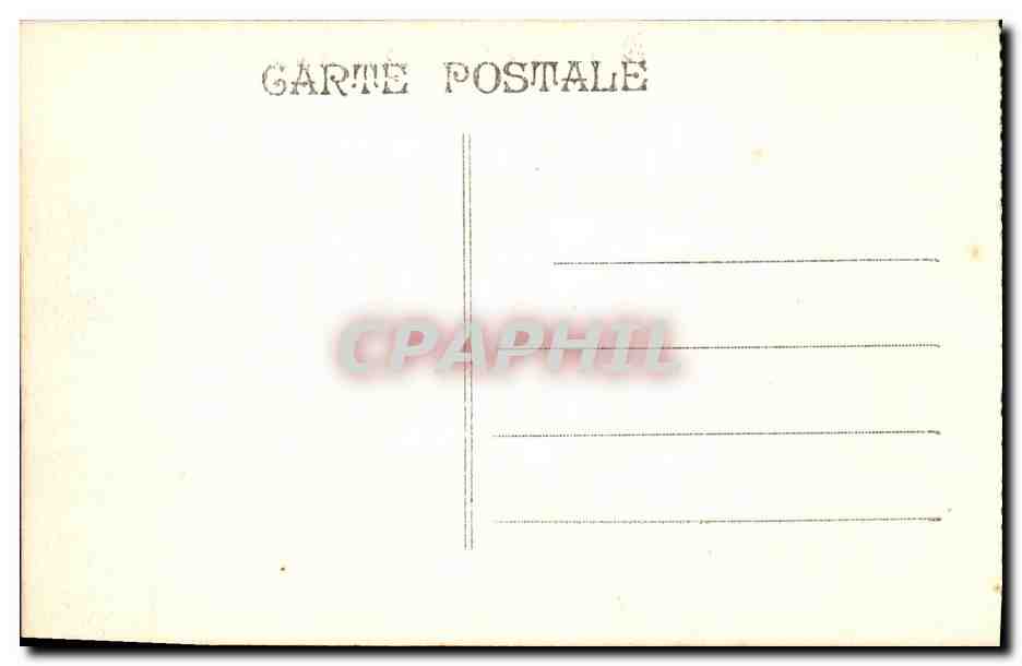CPA Marseille Chateau d If Bateau — Rückseite