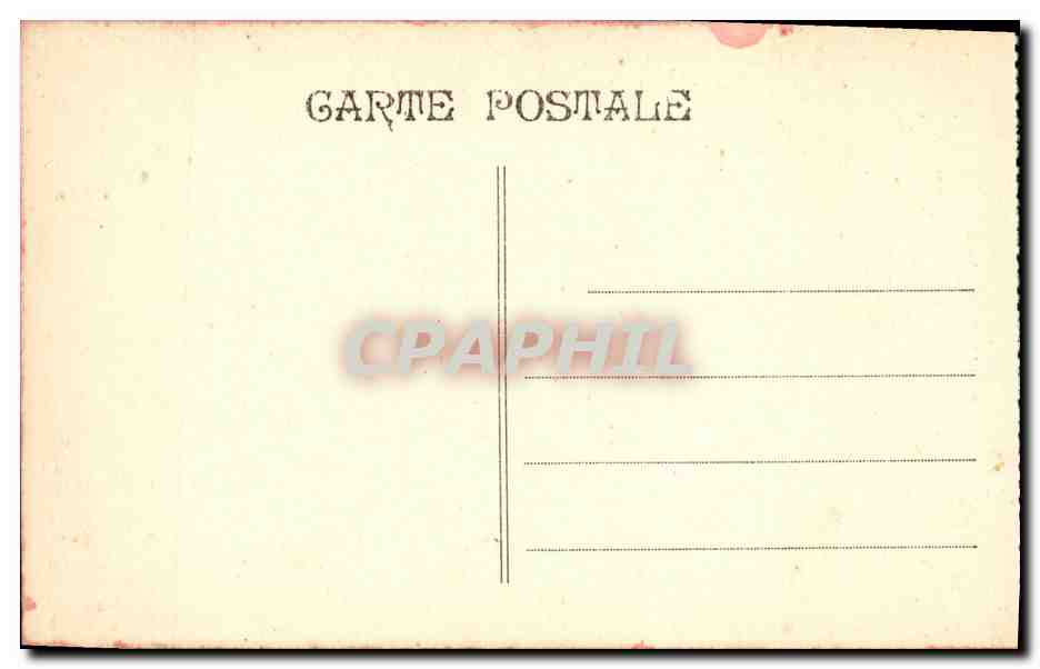 CPA Marseille Monument des Mobiles et l Eglise des Reformes — Rückseite
