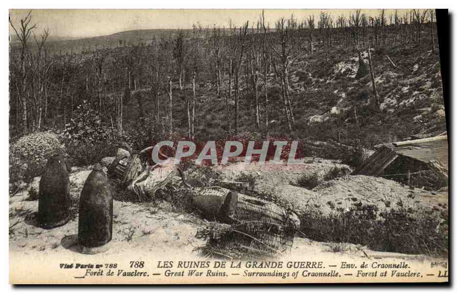 Les ruines de la Grande Guerre — Env. de Craonnelle — Vint Paris n°788