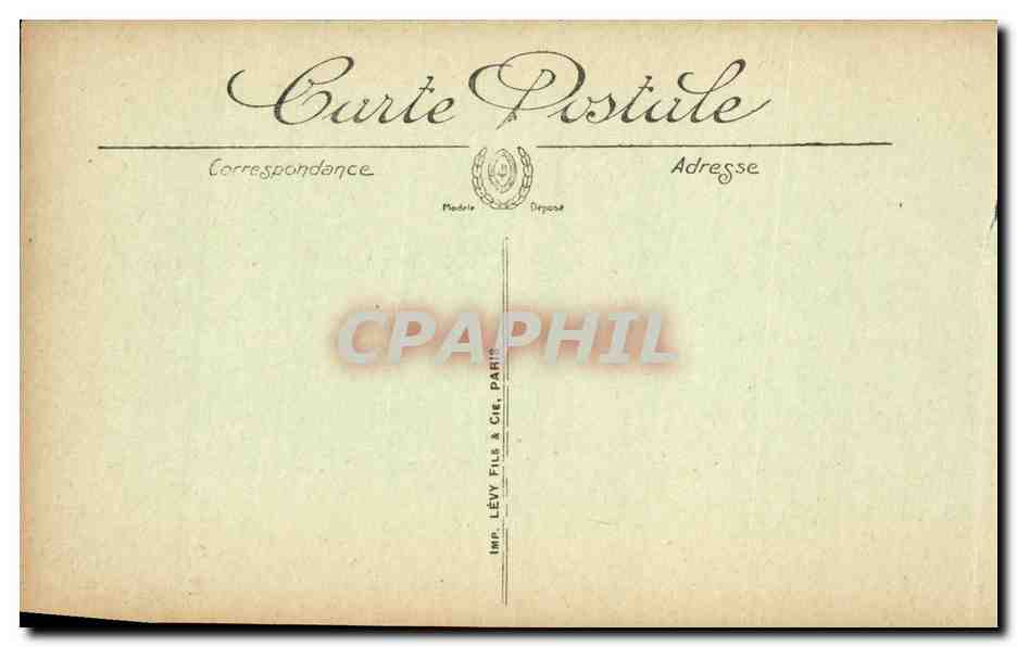 CPA Les Ruines De La Grande Guerre Environs de Craonnelle Ruine de Vauclerc et vallee Foilon — Verso