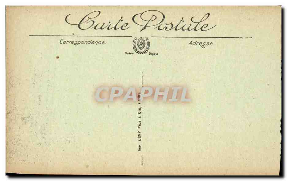 Craonnelle — Les ruines de la Grande Guerre — Intérieur de l'église — Visé Paris n°785 — Rückseite