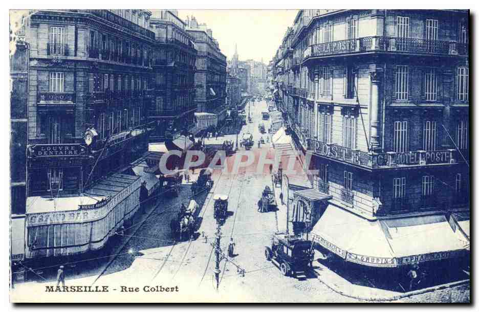 CPA Marseille Rue Colbert
