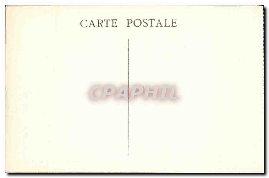 CPA Marseille Chateau du Pharo Ecole de Medecine et de Pharmacie — Verso