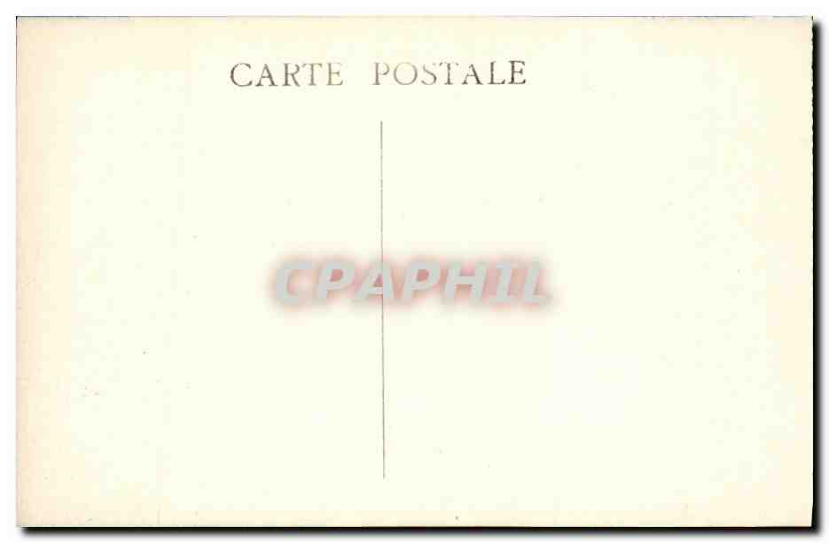 CPA Marseille La Cannebiere Moto — Verso
