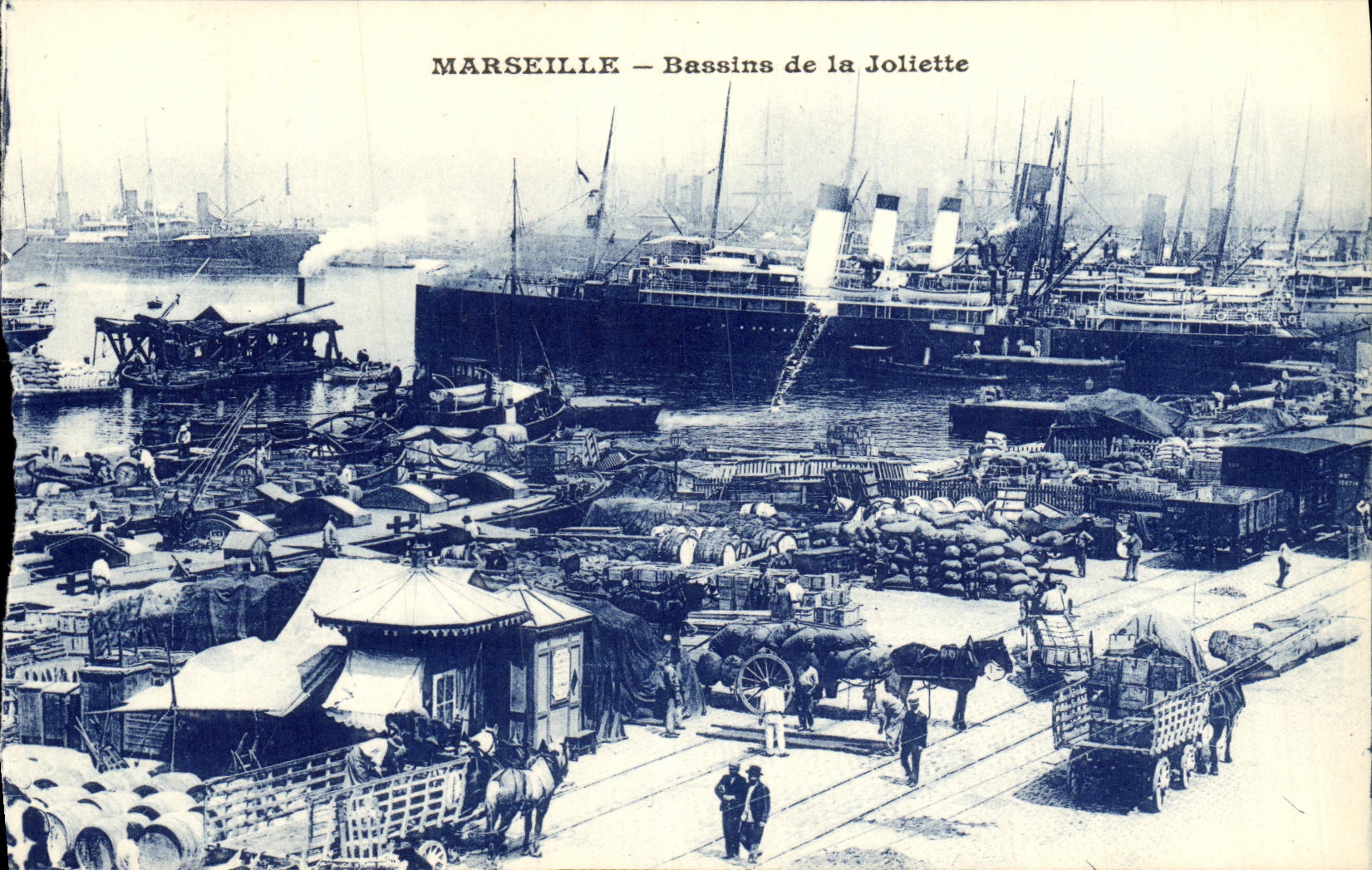 MARSEILLE — Bassins de la Joliette — Éditeur non identifié