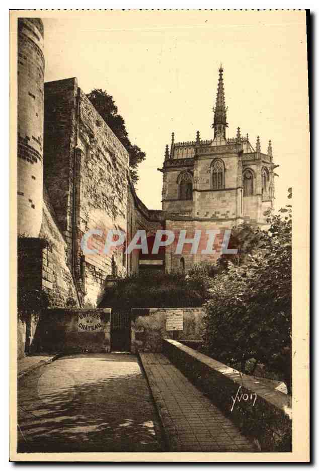 CPA Amboise Chateau Chapelle Saint Hubert et la Tour Heurtault