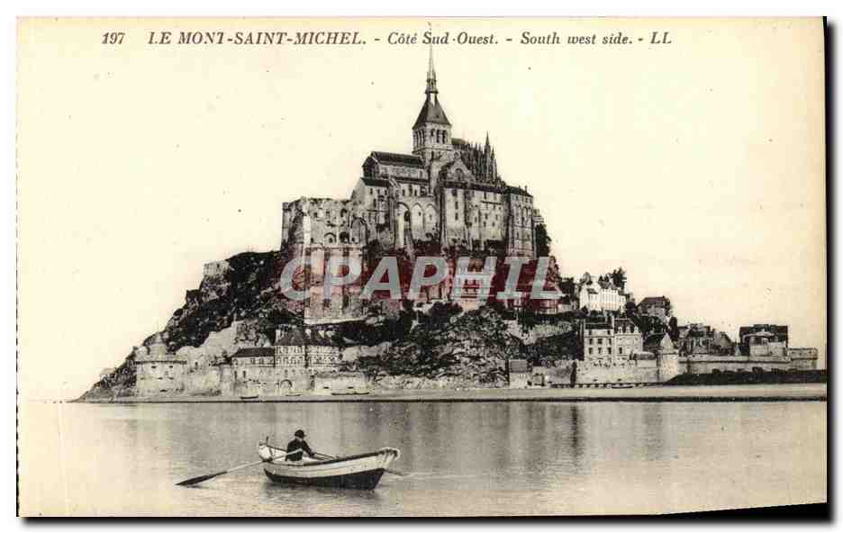 CPA Le Mont Saint Michel Cote Sud Ouest