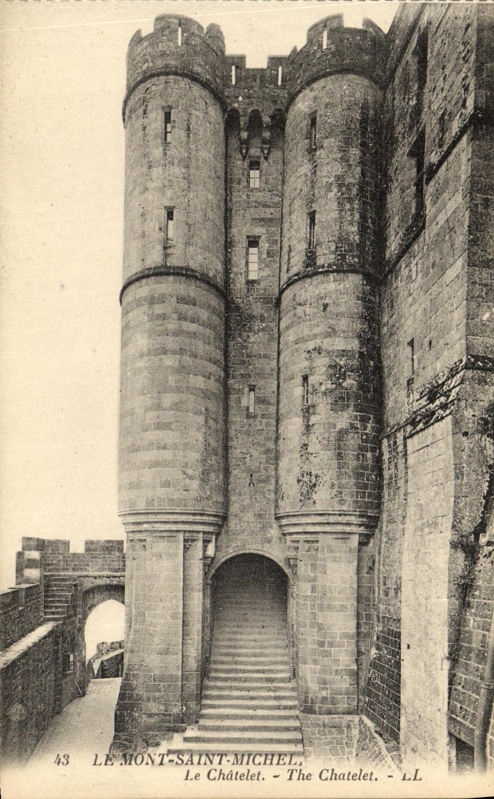 Mont-Saint-Michel — Das Châtelet — Verlag L.L. n°43