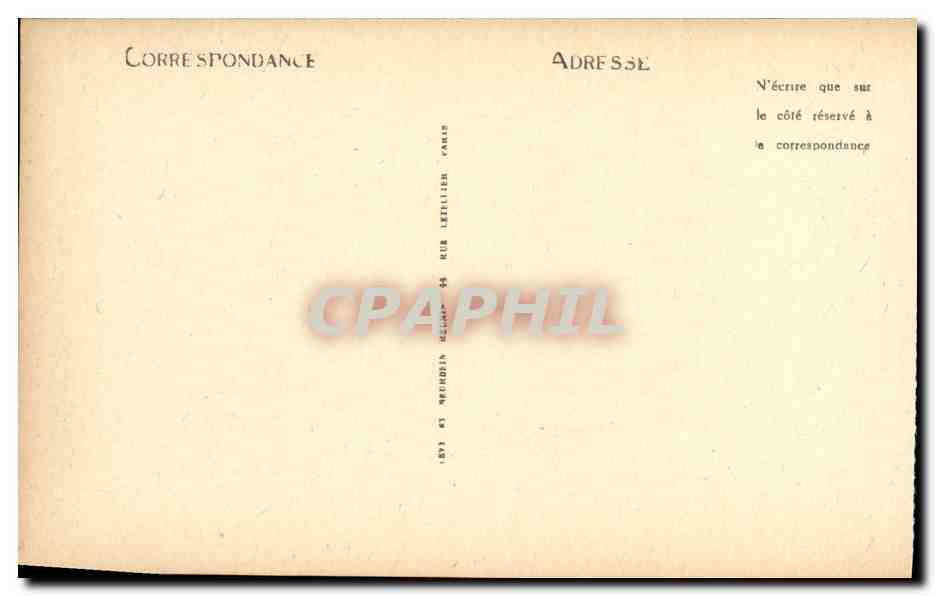 CPA Le Mont Saint Michel L Abbaye La Crypte de l Aquilon — Verso