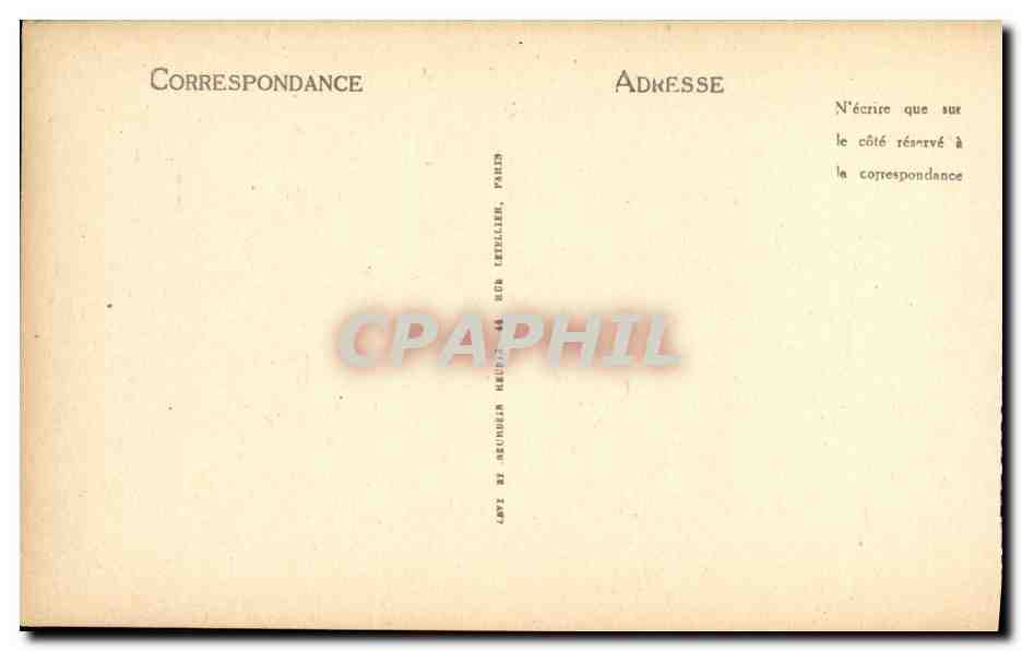 Le Mont-Saint-Michel - L'Aumônerie — éditeur L.L. n°66 — Verso