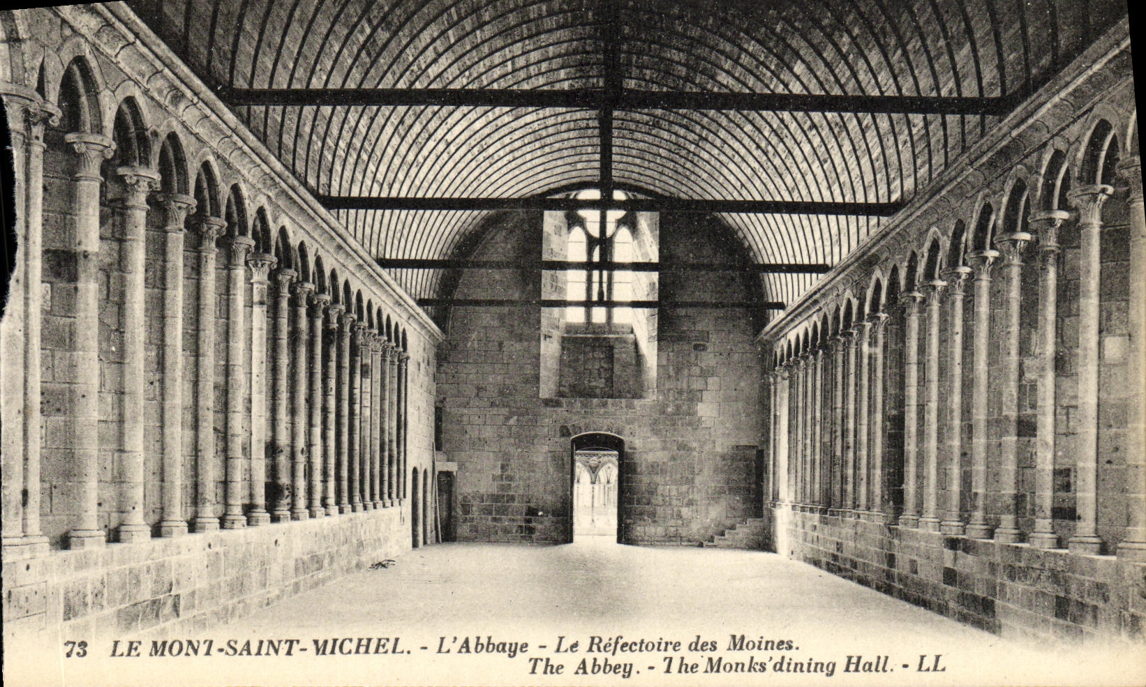 Mont-Saint-Michel - Die Abtei - Der Refektorium der Mönche