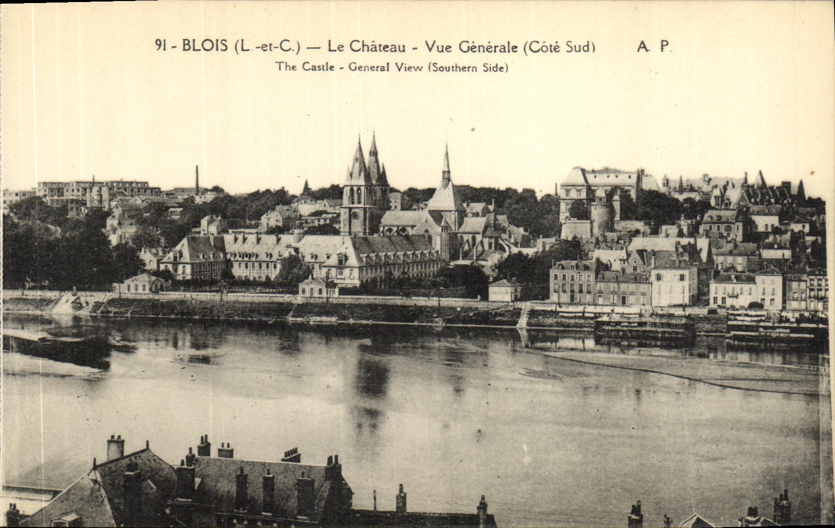 CPA Blois La Chateau Vue Generale