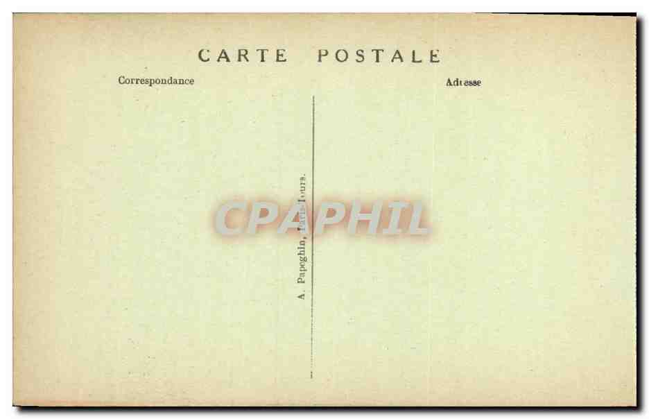 CPA Blois La Chateau Vue Generale — Verso