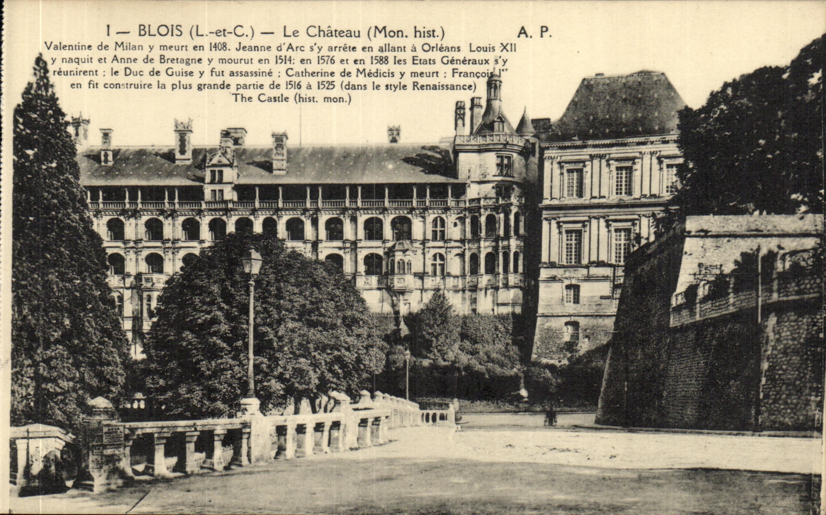 Blois (L.-et-C.) — Le Château (Mon. hist.) — A.P.