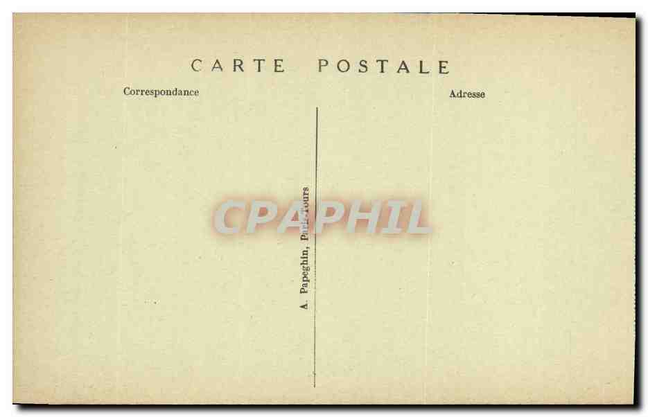 CPA Blois La Chateau Aile Louis XII Le Portail — Verso