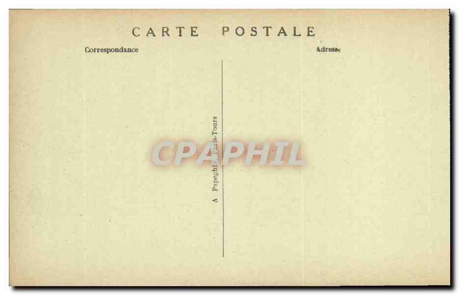 CPA Blois La Chateau Aile Louis XII Cote Ouest et la Chapelle — Verso