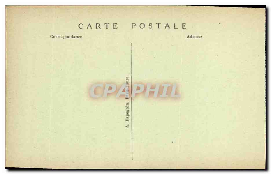 CPA Blois La Chateau Facade Interieure Francois 1er — Verso