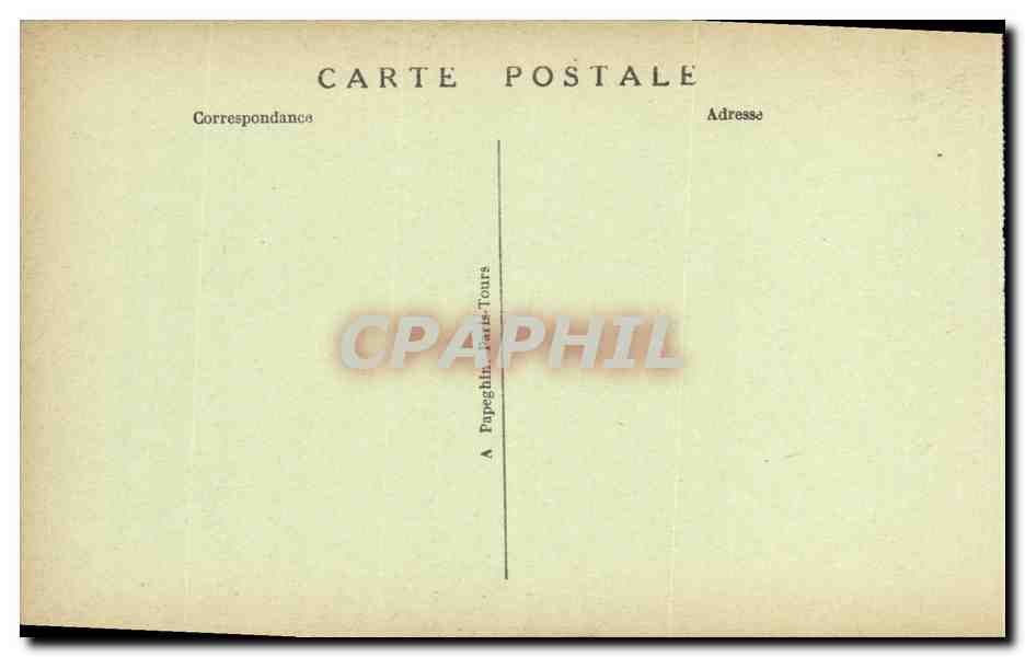 CPA Blois La Chateau Facade Interieure Francois 1er Le Grand Escasier — Verso