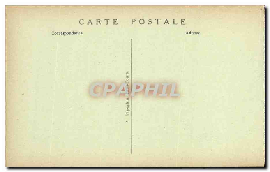 CPA Blois La Chateau Aile Louis XII a travers les Colonnades — Verso
