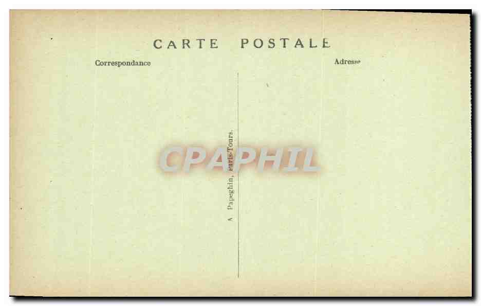 CPA Blois La Chateau Rencontre de Henri III et du Duc de Guise — Verso