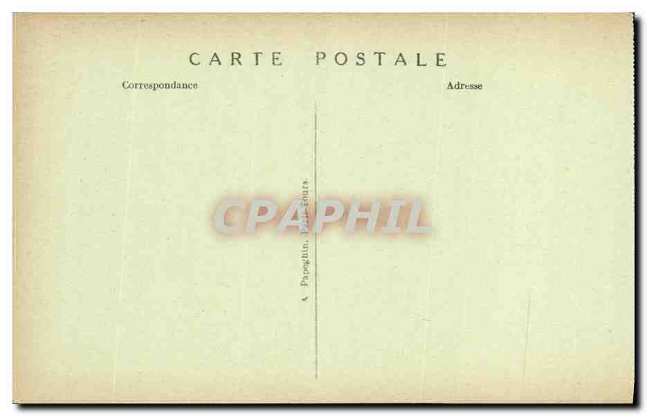 CPA Blois La Chateau Chambre d Henri III — Verso