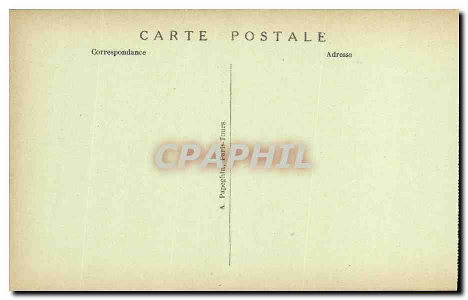 CPA Blois La Chateau Aile Francois 1er Cheminee de la Salamandre Embleme de Francois 1er — Verso