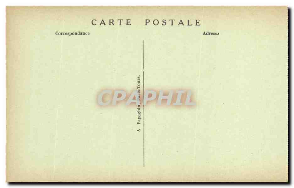 CPA Blois La Chateau Chambre de Catherine de Medicis — Verso