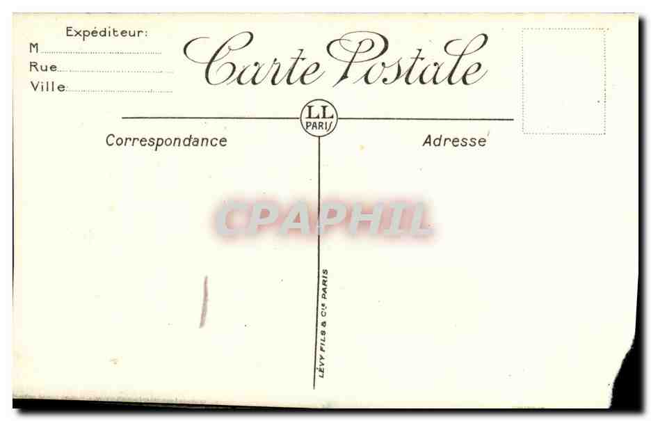 CPA Carcassonne La Tour Pinte et la Defense exerieure du Chateau — Rückseite