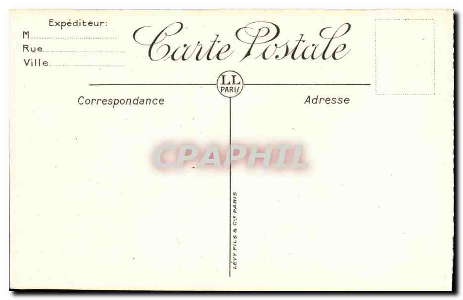 CPA Carcassonne Ensemble a L Ouest — Rückseite