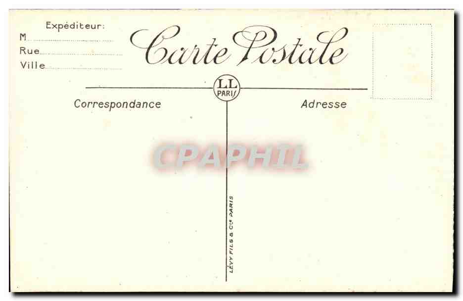 CPA Carcassonne L Entree du Chateau et la Tour du Major — Verso