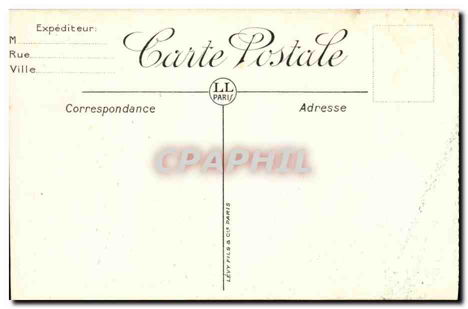 CPA Carcassonne La Montee de la Porte d Aude — Rückseite