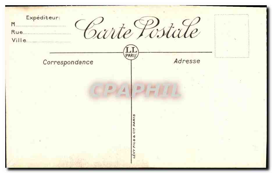 CPA Carcassonne Ensemble de la Porte de L Aude — Verso