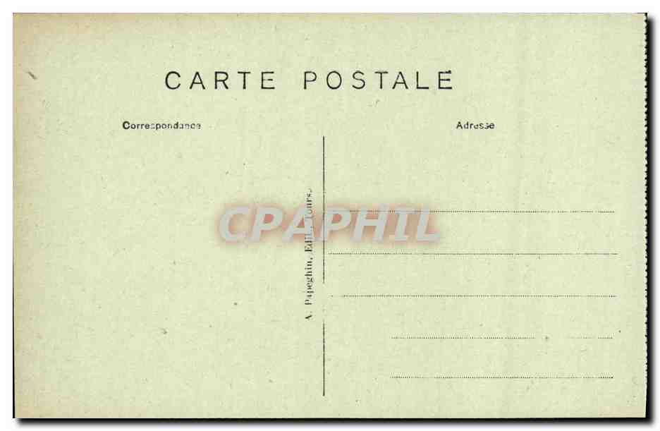 CPA Loches Le Donjon Cachot ou Fut enferme Philippe de Commines — Rückseite