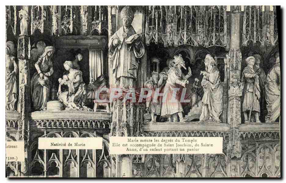 CPA Nativite de Marie Chartres