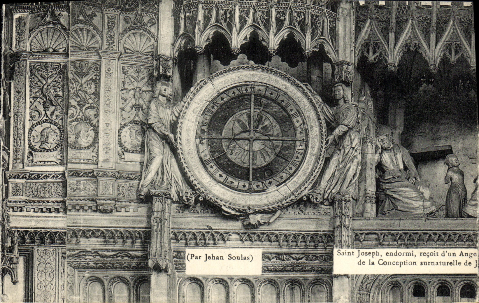CPA Saint Joseph endormi d un Ange de la Conception anrnaturelle Chartres 