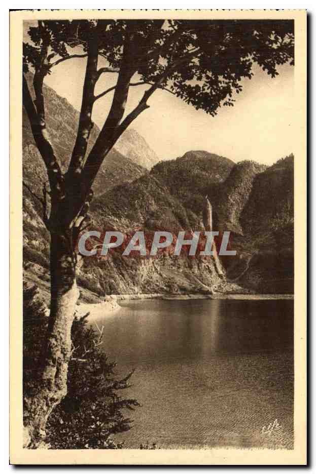 Luchon — Un coin du lac d'Oo — Héliogravure Labucheres, Toulouse