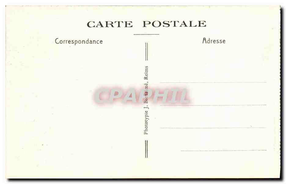 CPA Reims Basilique Saint Remi Le Chasse Renfermant le Corps de St Remi — Verso